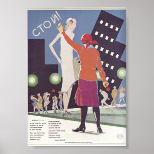 Sowjetische Moralphilosophie-Propaganda Poster