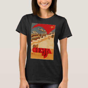 Sowjetische Odessa Ukraine Cccp Ussr Vintage Poste T-Shirt