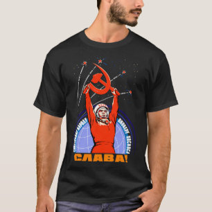 Sowjetische Propaganda. Yuri Gagarin T-Shirt
