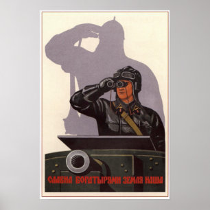 Sowjetische rote Armee 1941 UDSSR Poster