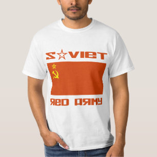 Sowjetische rote Armee-Flagge T-Shirt