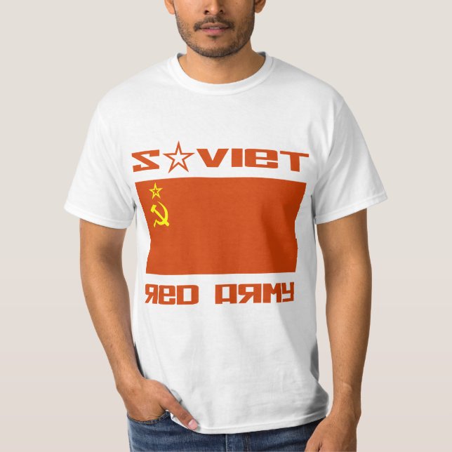 Sowjetische rote Armee-Flagge T-Shirt (Vorderseite)