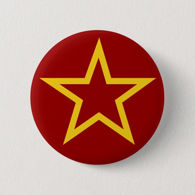Sowjetischer Flaggensternknopf Button (Vorderseite)