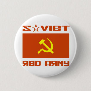 Sowjetischer rote Armee-Hammer u. Sichel Button