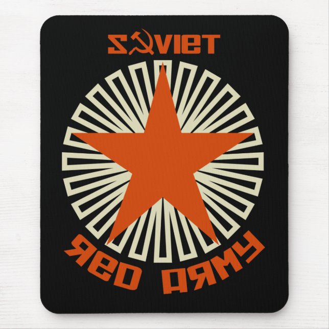 Sowjetischer rote Armee-Stern Mousepad (Vorne)