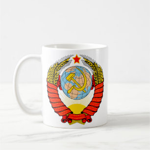 Sowjetisches Emblem Kaffeetasse