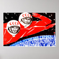 sowjetisches Propaganda-Poster