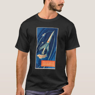 Sowjetisches Raumfahrtprogramm Sowjetunion UdSSR R T-Shirt