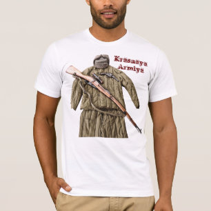 Sowjetisches Russe Mosin Nagant WW2 rote Armee T-Shirt