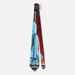 Sowjetisches Space Shuttle Vollmond-Startplatz-Kon Krawatte