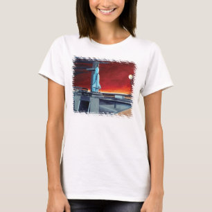 Sowjetisches Space Shuttle Vollmond-Startplatz-Kon T-Shirt