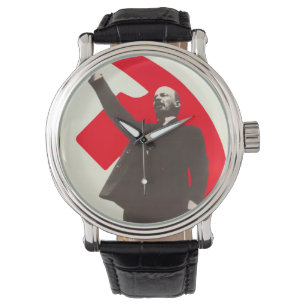 Sowjetproaganda Lenin Vintag Armbanduhr