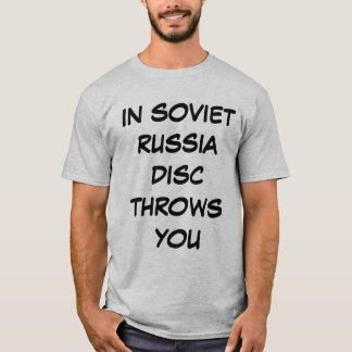 Sowjetrussland - Disc wirft Sie T-Shirt
