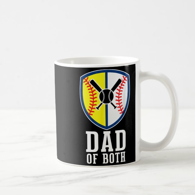 Sowohl Baseball- als auch Softball-Vater Stolz Spo Kaffeetasse (Rechts)