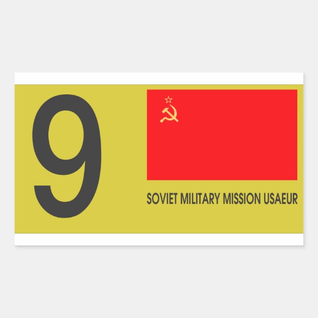 SOXMIS-Platte Rechteckiger Aufkleber (Vorderseite)