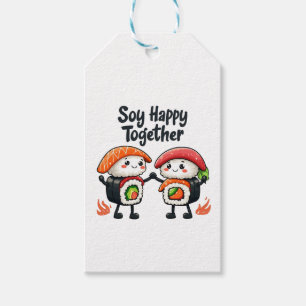 Soy glücklich zusammen Sushi Kawaii japanisches Es Geschenkanhänger
