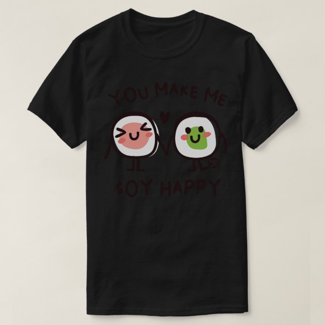SOY HAPPY T-Shirt (Design vorne)