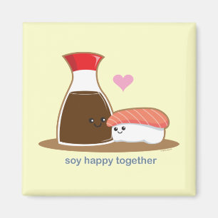 Soy Happy Together Magnet