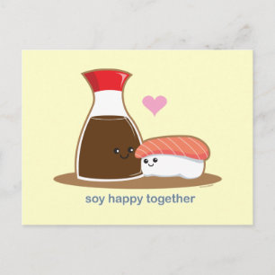 Soy Happy Together Postkarte