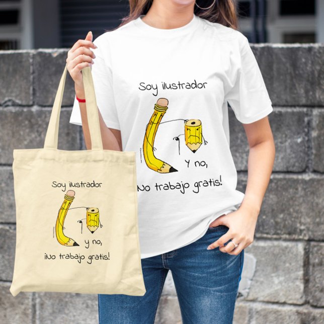 Soy ilustrador, no trabajo gratis T-Shirt (Von Creator hochgeladen)