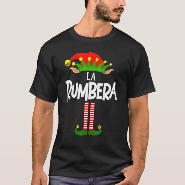 Soy La Rumbera Elf Familiengruppe Matching in Span T-Shirt (Vorderseite)