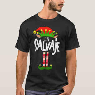 Soy La Salvaje Elf Familiengruppe Matching in Span T-Shirt