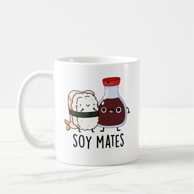Soy Mates Funny Soy Sauce Puff Kaffeetasse (Links)