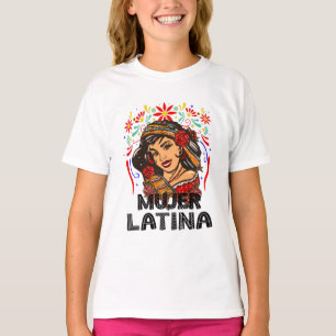 Soy Mujer Latina, starke lateinische Frau T-Shirt