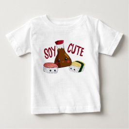 Soy Niedlich Kawaii Sushi Soysauce Tamago Rolls Baby T-shirt