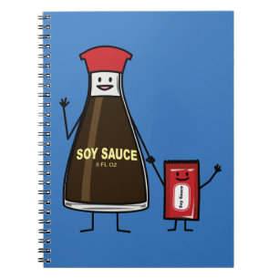 Soy Sauce Flasche Packet Kinder-Kondition asiatisc Notizblock