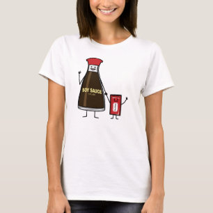 Soy Sauce Flasche Packet Kinder-Kondition asiatisc T-Shirt