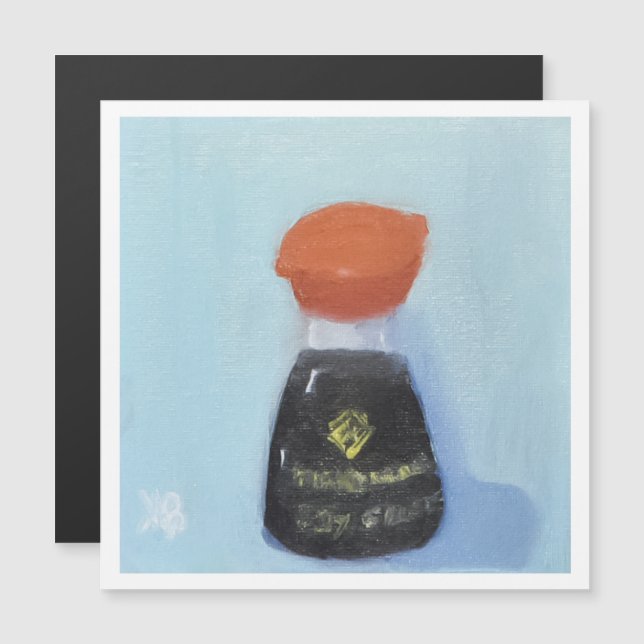 Soy Sauce Magnetkarte (Vorne/Hinten)