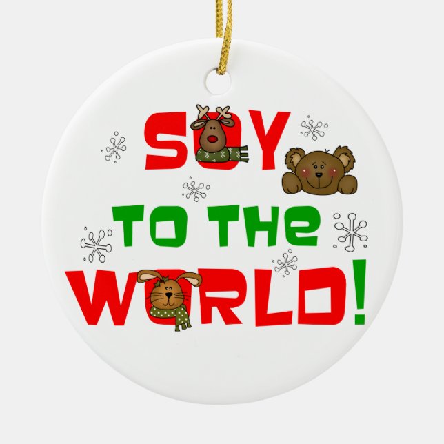 Soy to World Christmas Keramik Ornament (Vorne)