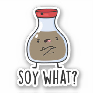 Soy Was Niedlich Soja Sauce Puff Aufkleber
