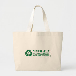 Soylent grüne Taschen-Tasche Jumbo Stoffbeutel