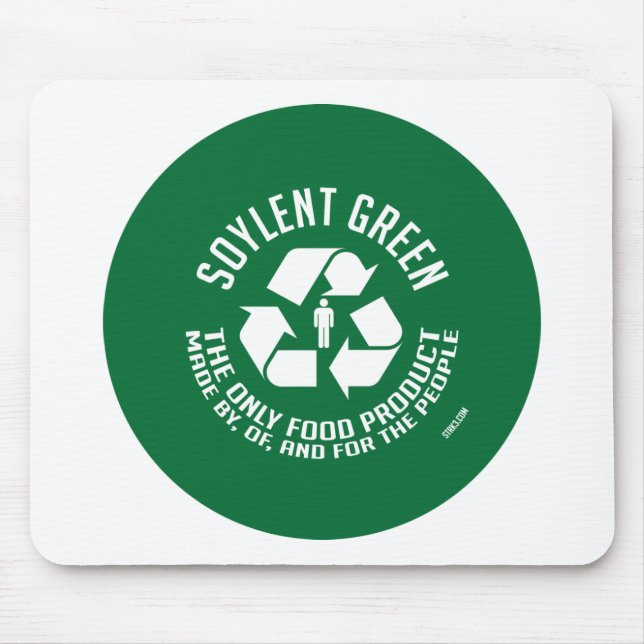 Soylent grünes Mousepad (Vorne)