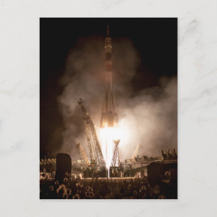 Soyuz Launch Postkarte