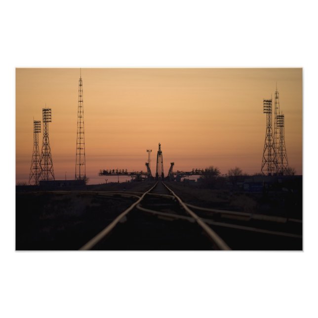 Soyuz-Launchpad Fotodruck (Vorne)