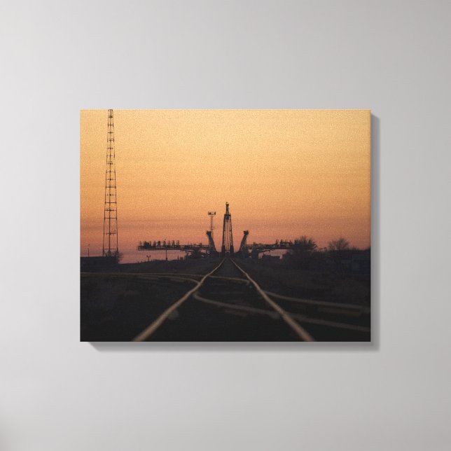 Soyuz-Launchpad Leinwanddruck (Vorderseite)