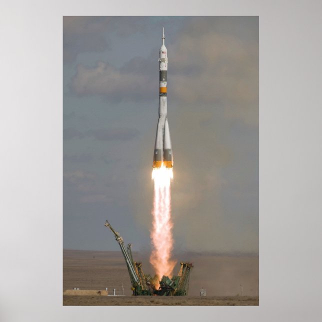 Soyuz TMA-13 Soyuz-FG Expedition 18 Launch Poster (Vorne)
