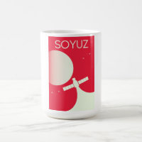 Soyuz Weltraum-Kunstposter