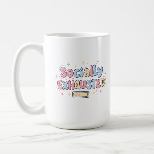 sozial ausgeatmet kaffeetasse (Links)