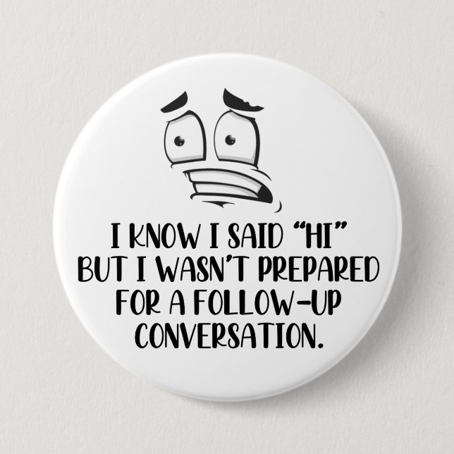 Sozial-Awkward-Taste Button (Vorderseite)