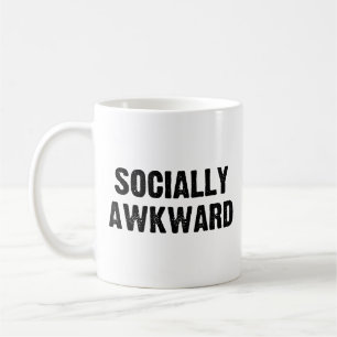 Sozial ungeschickt tasse