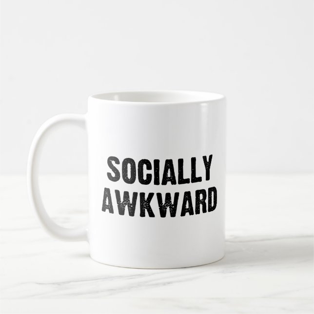 Sozial ungeschickt tasse (Links)