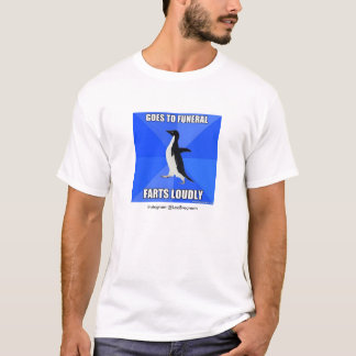Sozial ungeschickter Penguin Begräbnis- Meme T - T-Shirt