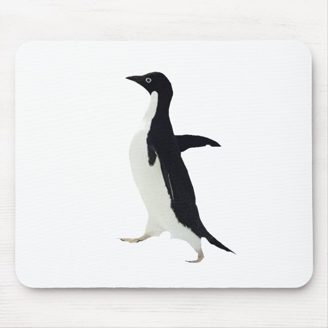 Sozial ungeschickter Pinguin Mousepad (Vorne)
