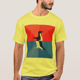 Sozial verwirrtes Pinguin-Ratetier Meme T-Shirt