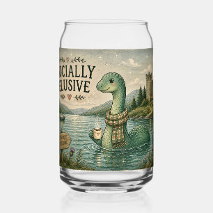 Sozial zurückhaltende Nessie gemütliche Kryptid Lo Dosenglas