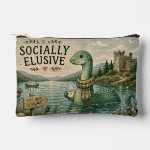Sozial zurückhaltende Nessie gemütliches Kryptid L Zubehörtasche